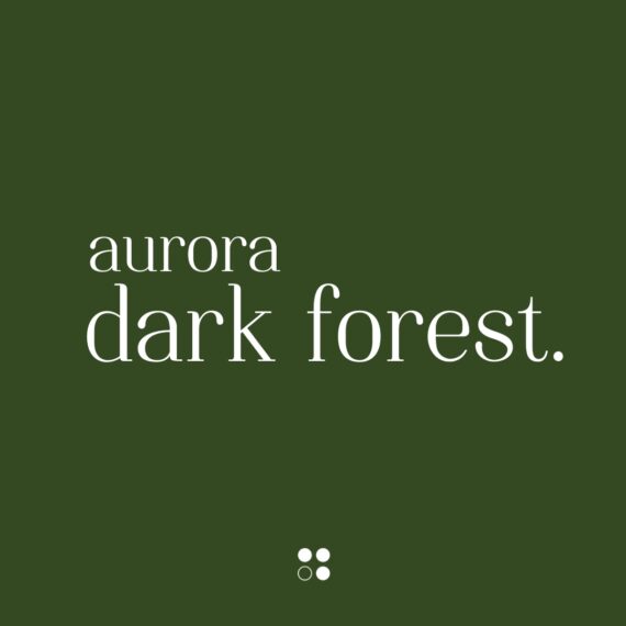 RainPharma Aurora Glass Sleeve Dark Forest - groene stolp