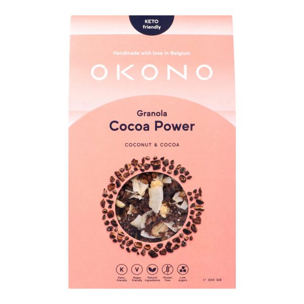 Okono Granola Cocoa Power - Kokosnoot & Cacao