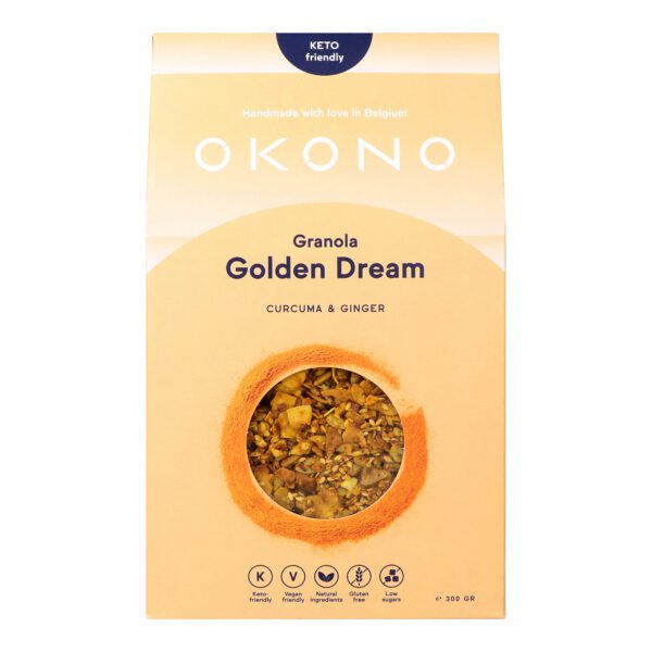Okono Granola Golden Dream - Kurkuma & Gember