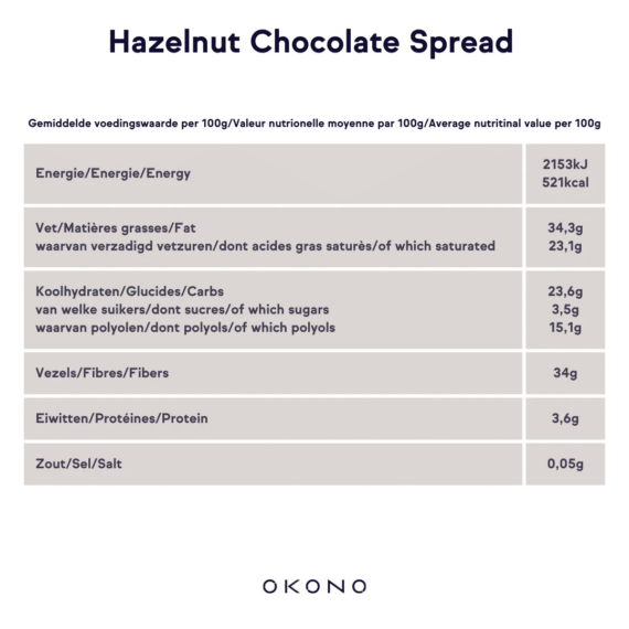 Okono Hazelnoot Chocoladepasta